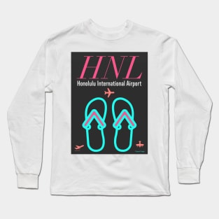 Hawaiian style Long Sleeve T-Shirt